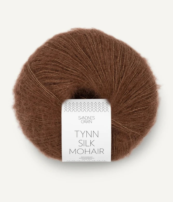 Sandnes Tynn Silk Mohair Sjokolade 3073