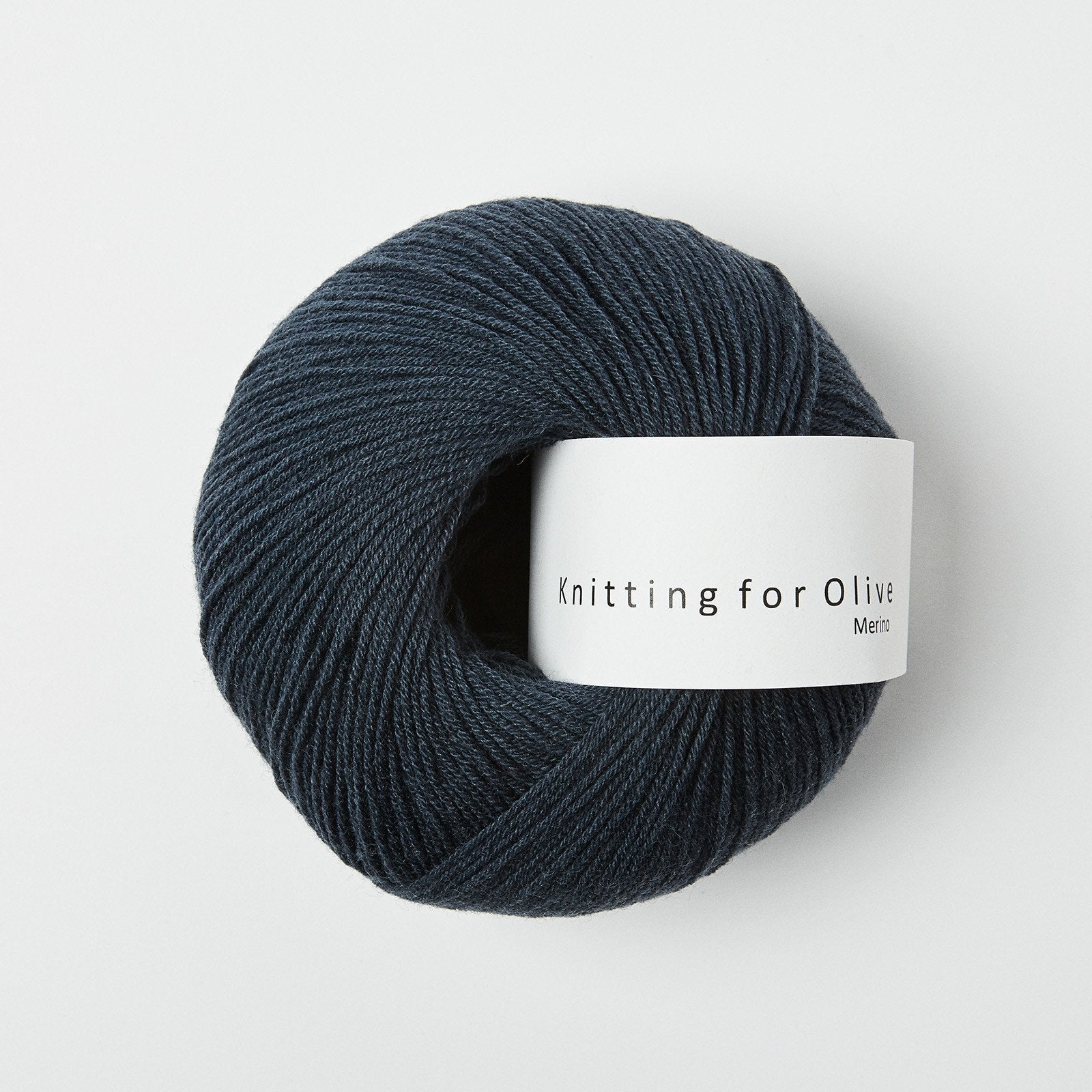 Knitting for Olive Merino Dyb Petroleumsblå garn