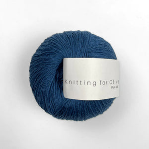 Knitting for Olive Pure Silk Blåmejse