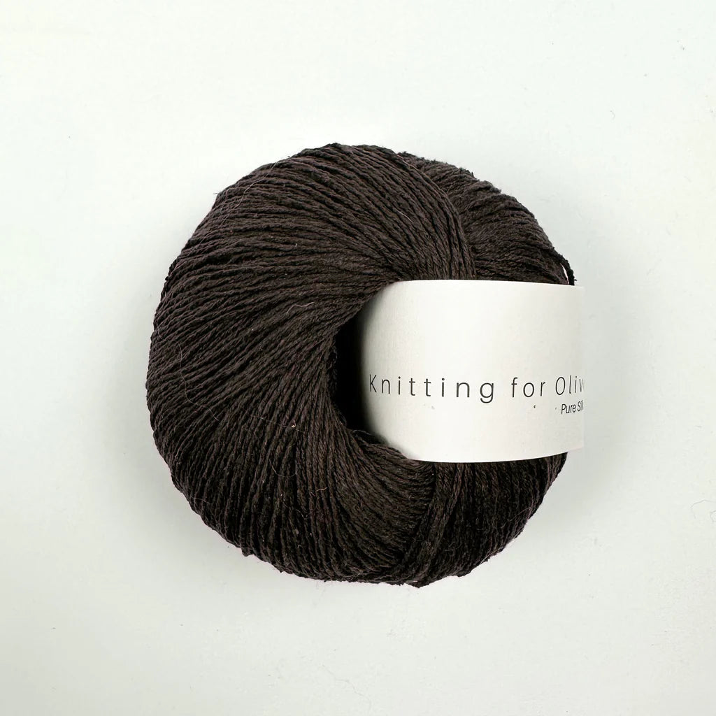 Knitting for Olive Pure Silk Brun Bjørn