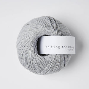 Knitting for Olive Pure Silk Pudderblå