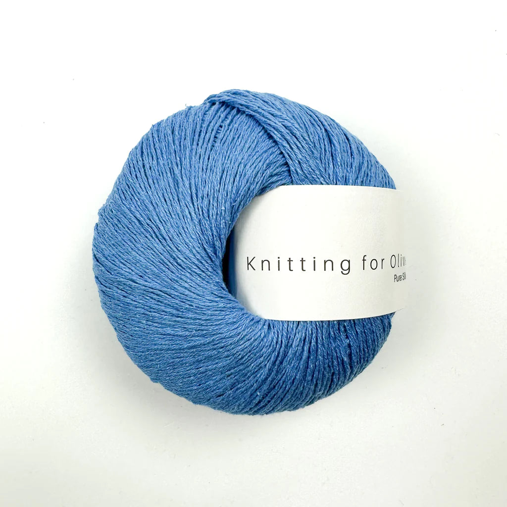Knitting for Olive Pure Silk Valmueblå