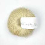 Knitting For Olive Soft Silk Mohair Støvet Banan