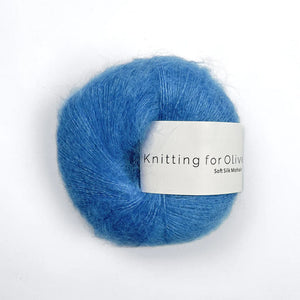 Knitting For Olive Soft Silk Mohair Valmueblå