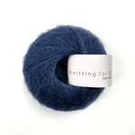 Knitting For Olive Soft Silk Mohair Blå Jeans