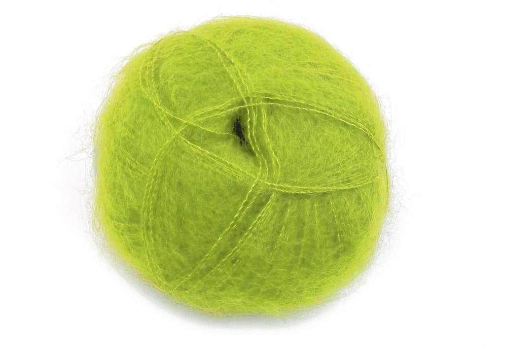 Mohair by Canard Brushed Lace Silk Mohair Lime 3099
