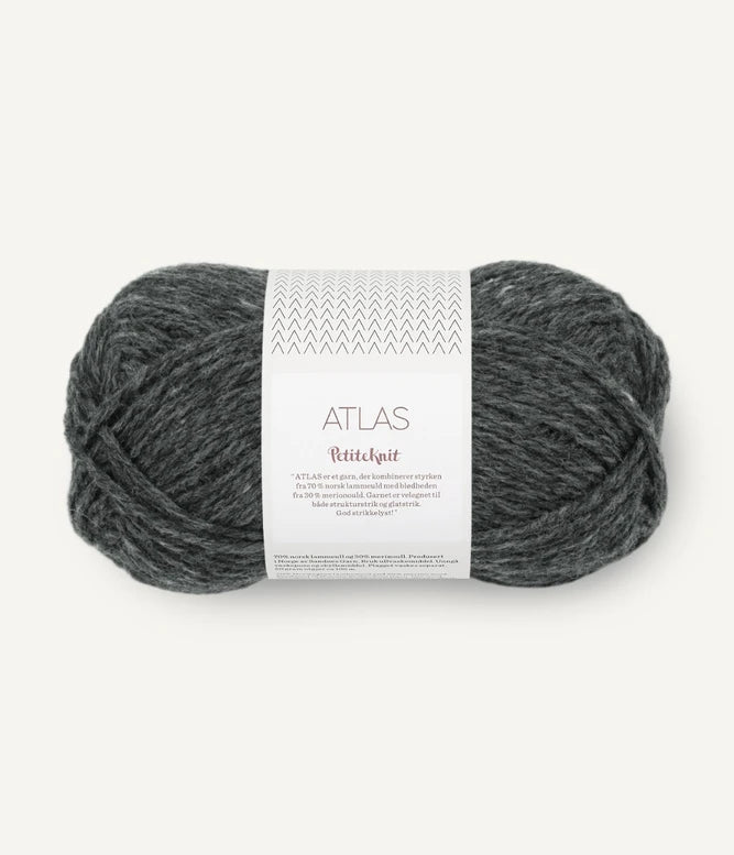 Sandnes Atlas Charcoal Melange 1070