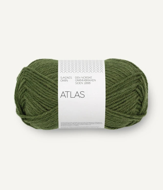 Sandnes Atlas Mørk grønnmelert 9072