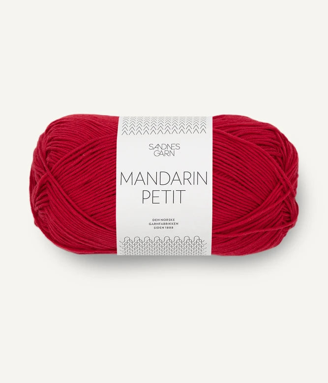 Sandnes Mandarin Petit Mørk Rød 4418