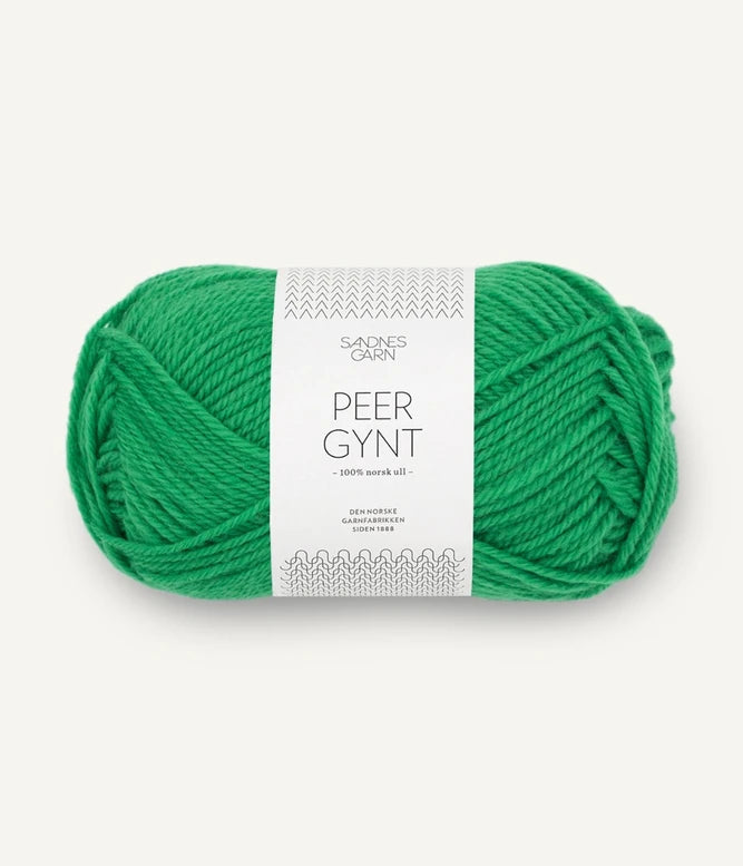 Sandnes Peer Gynt Jelly Bean Green 8236