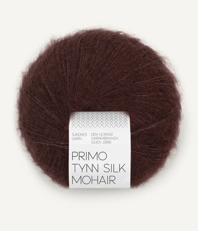 Sandnes Primo Tynn Silk Mohair Dark Fudge 4381