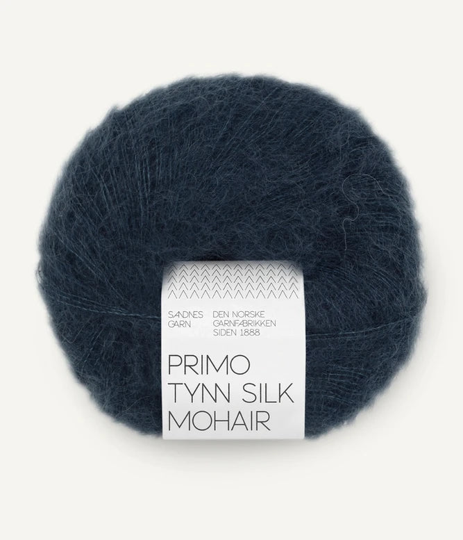 Sandnes Primo Tynn Silk Mohair Dyp Marine 5581