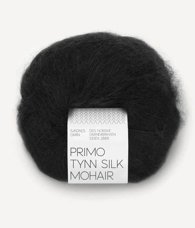 Sandnes Primo Tynn Silk Mohair Svart 1099