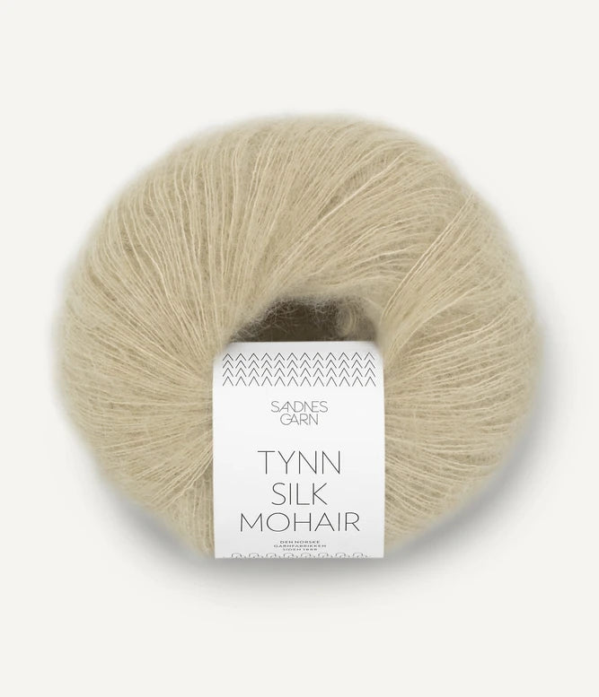 Sandnes Tynn Silk Mohair Chinos Grønn 9822