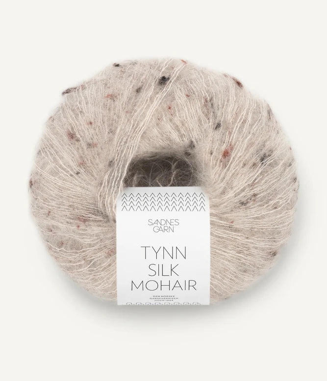 Sandnes Tynn Silk Mohair Greige Tweed 2600