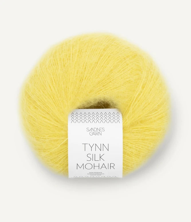 Sandnes Tynn Silk Mohair Lemon 9004
