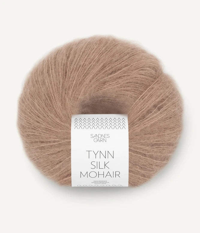 Sandnes Tynn Silk Mohair Lys Eikenøtt 3041