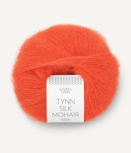 Sandnes Tynn Silk Mohair Orange 3818
