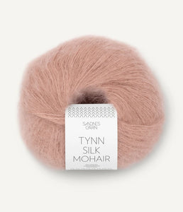 Sandnes Tynn Silk Mohair Pudder Rosa 3511