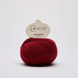 Cardiff Cashmere Classic Granata 628