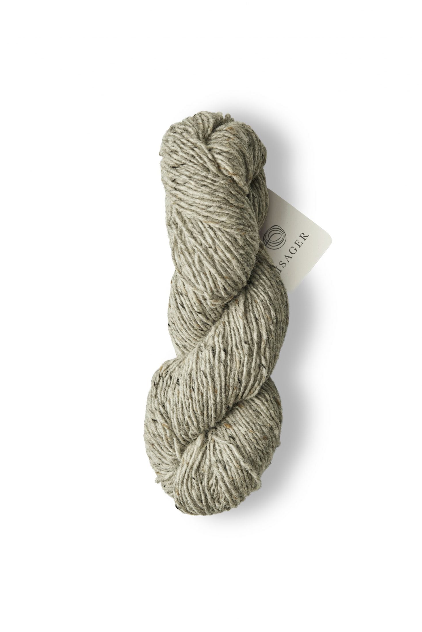 lukker skab For nylig Isager Aran Tweed Grey – Garn Galore