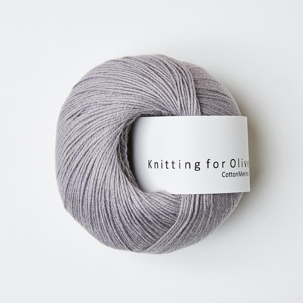 Knitting for Olive Cottonmerino Lilla Elefant garn