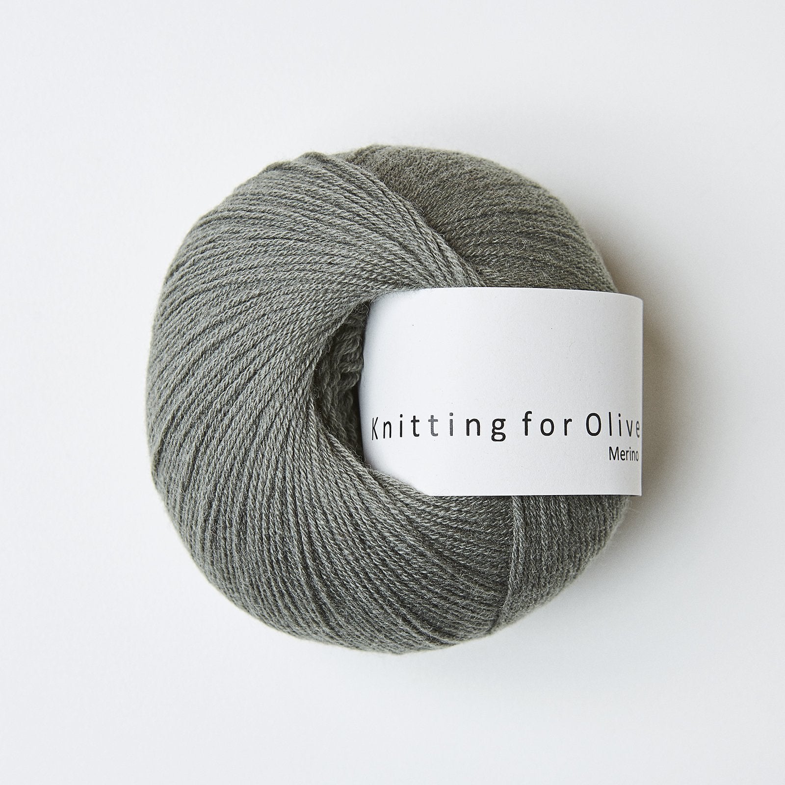 Knitting for Olive Merino Støvet Søgrøn garn