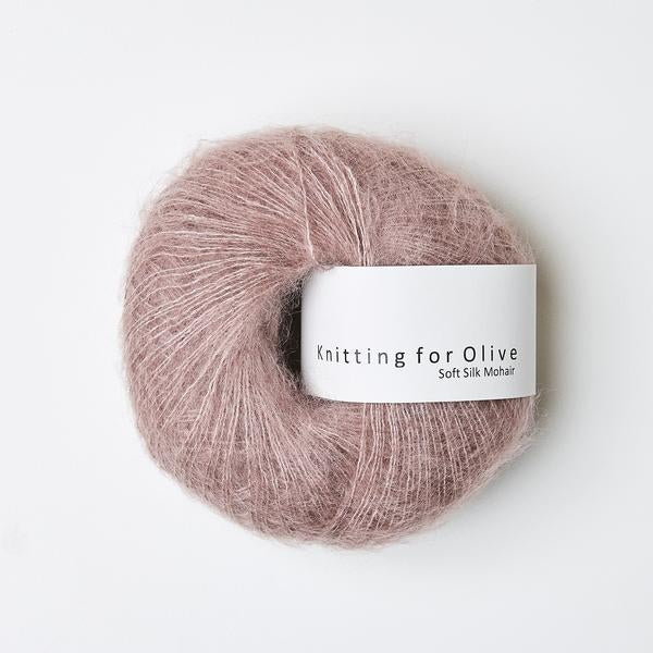 Knitting For Olive Soft Silk Mohair Gammelrosa garn