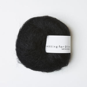 Knitting For Olive Soft Silk Mohair Lakrids garn