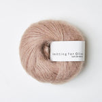 Knitting For Olive Soft Silk Mohair Rosa Ler garn