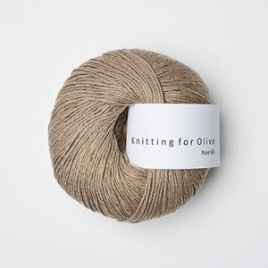 Knitting for Olive Pure Silk Kardemomme garn