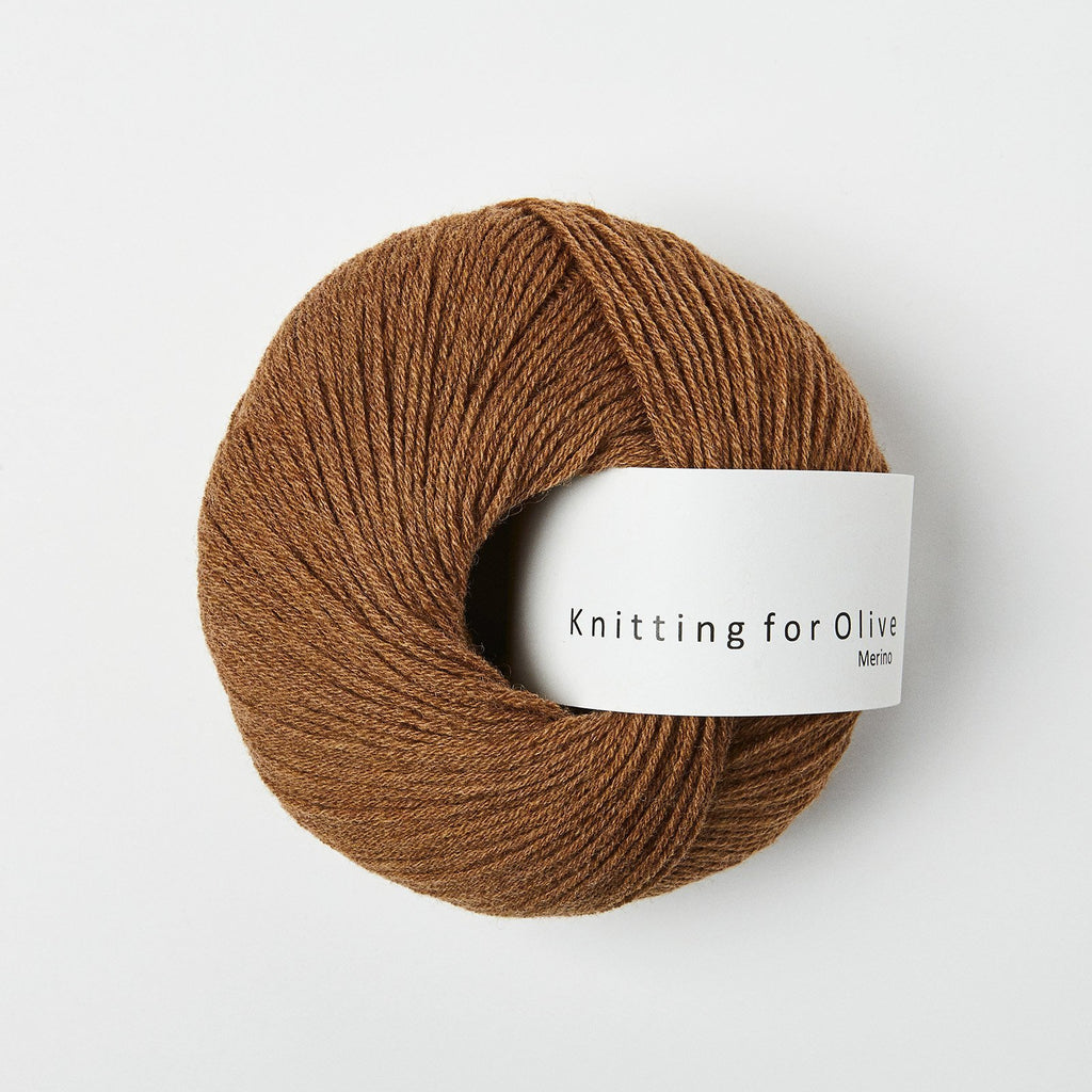 Knitting for Olive Merino Lys Cognac garn
