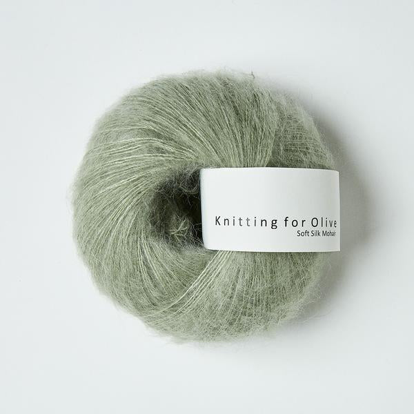 Knitting for Olive Soft Silk Mohair Støvet Artiskok Garngalore.dk