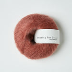Knitting For Olive Soft Silk Mohair Blommerosa garn