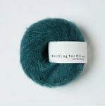 Knitting for Olive Soft Silk Mohair Petroleumsgrøn Garngalore.dk