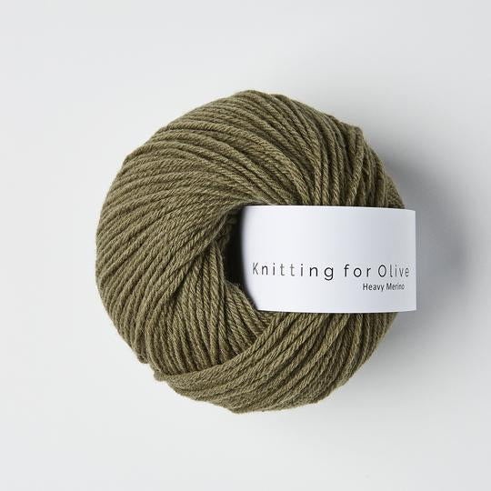 Knitting for Olive HEAVY Merino Støvet Oliven