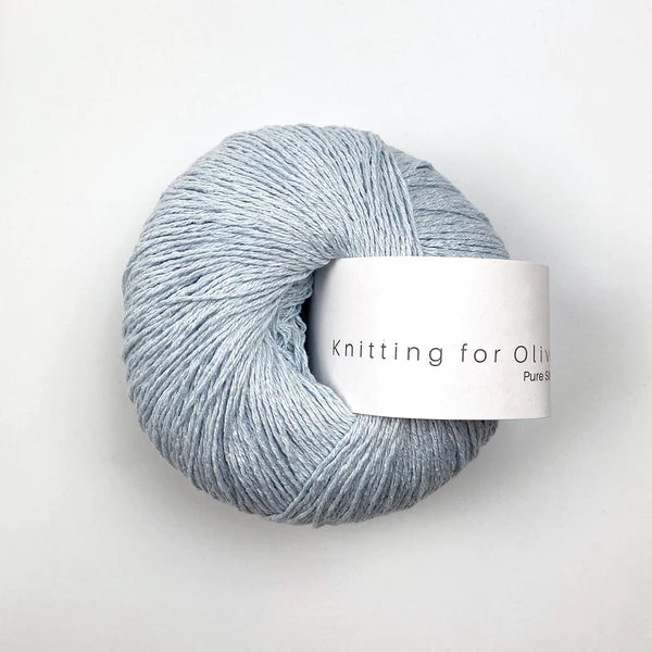 Knitting for Olive Pure Silk Isblå