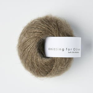 Knitting For Olive Soft Silk Mohair Hasselnød