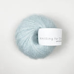 Knitting For Olive Soft Silk Mohair Isblå