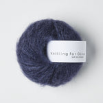 Knitting For Olive Soft Silk Mohair Mørkeblå