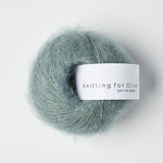 Knitting For Olive Soft Silk Mohair Støvet Aqua