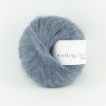 Knitting for Olive Soft Silk Mohair Støvet Dueblå