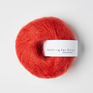 Knitting For Olive Soft Silk Mohair Blodappelsin