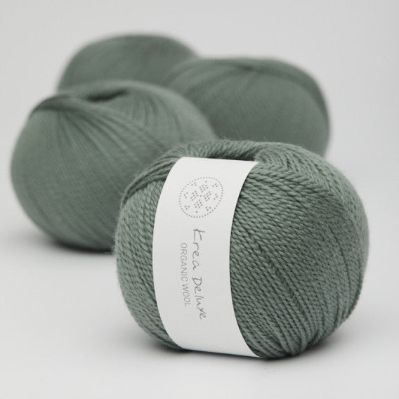 Deluxe Wool 1 Støvet grøn – Garn Galore