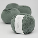 Krea Deluxe Organic Wool 1 Støvet grøn 33
