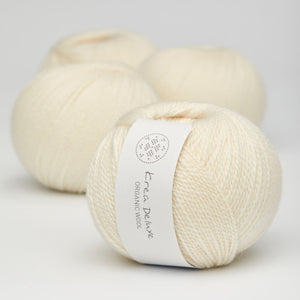 Krea Deluxe Organic Wool 1 Creme 02 garn