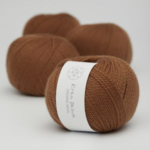Krea Deluxe Organic Wool 1 Karamel 52 garn