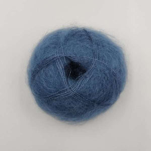 Mohair by Canard Brushed Lace Silk Mohair Blå Skygge 3002