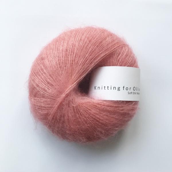 Knitting For Olive Soft Silk Mohair Flamingo garn