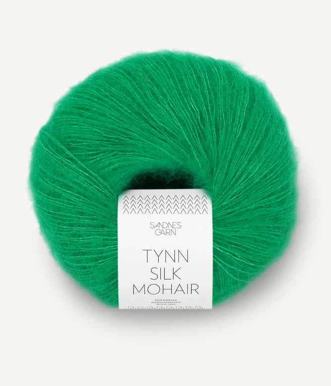 Sandnes Tynn Silk Mohair Jelly Bean Green 8236